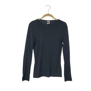 Icebreaker Merino BodyFit Basics 200 Black Wool Base Layer Womens Medium